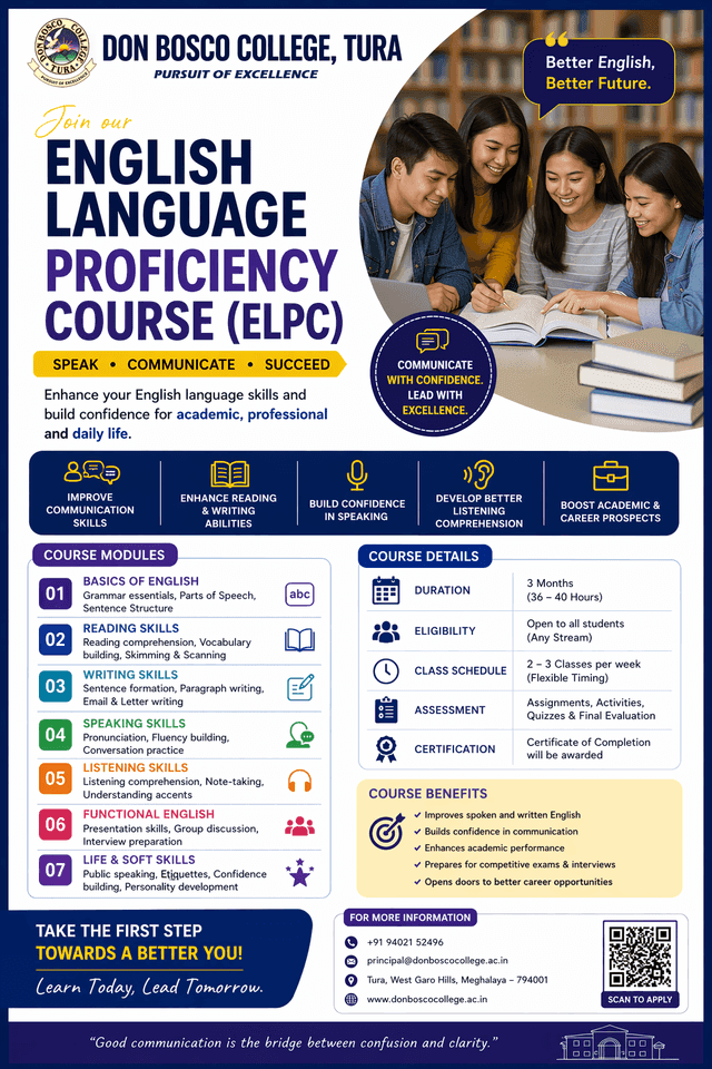 English Language Proficiency Course